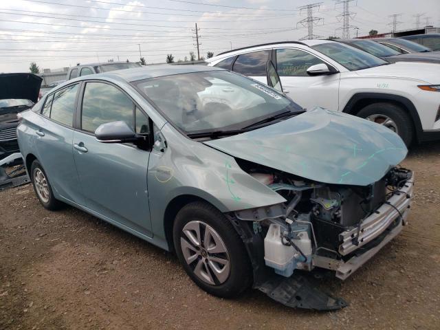  TOYOTA PRIUS 2017 Бирюзовый