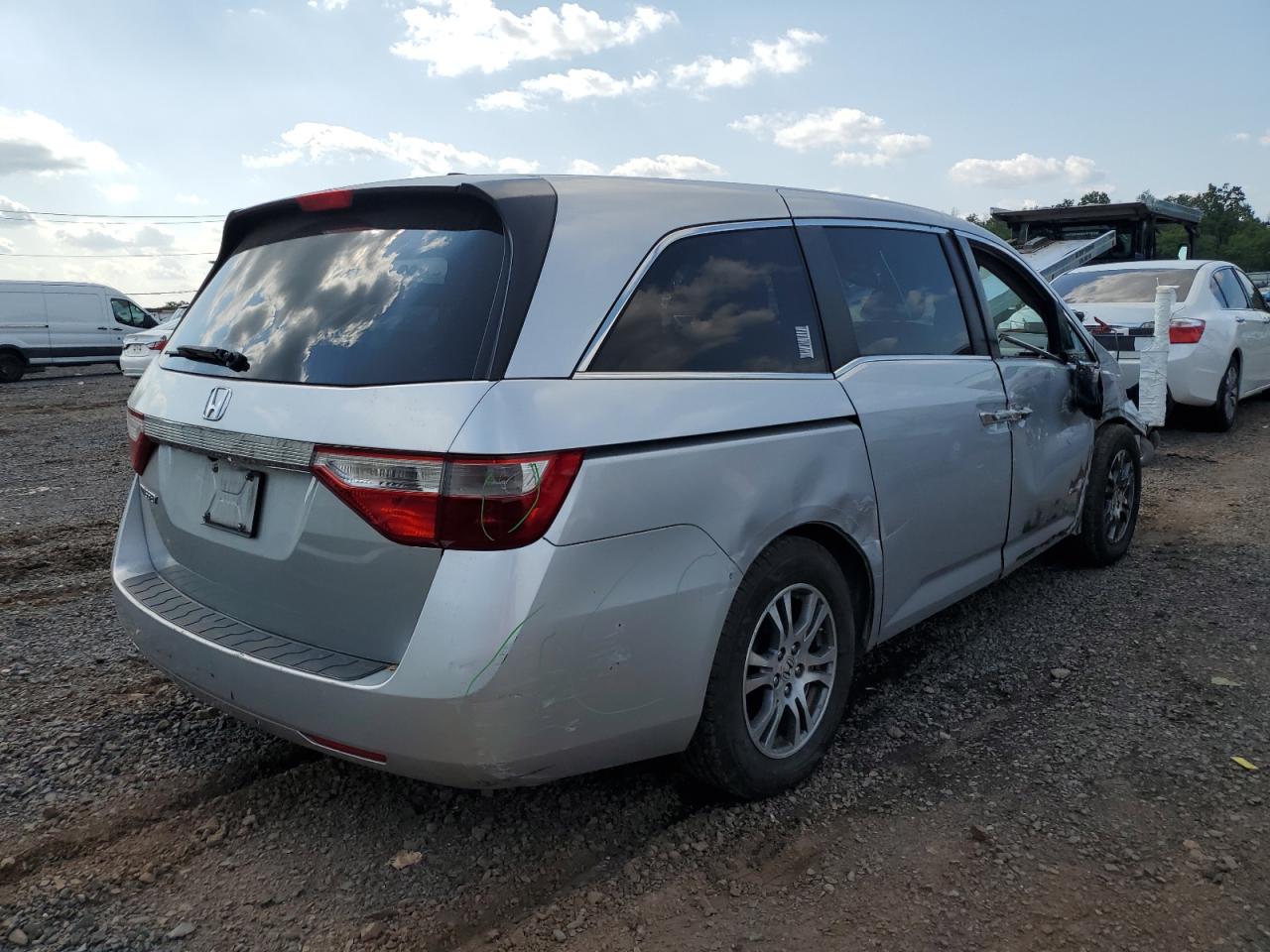 2012 Honda Odyssey Exl silver null gas 5FNRL5H60CB035177 photo #4