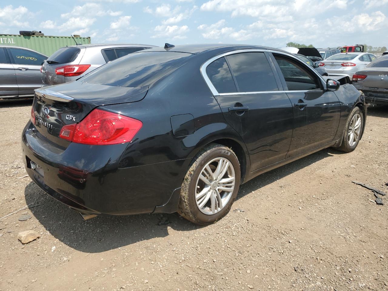 2013 Infiniti G37 black sedan gas JN1CV6AR1DM750300 photo #4