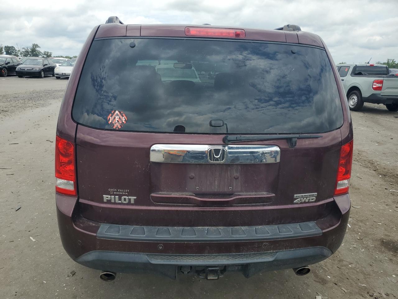 2014 Honda Pilot Touring VIN: 5FNYF4H97EB054433 Lot: 64260555