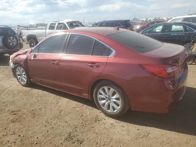  SUBARU LEGACY 2017 Czerwony