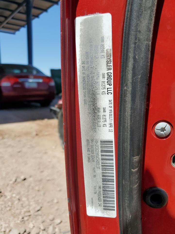 2012 Dodge Challenger Sxt VIN: 2C3CDYAG0CH259197 Lot: 66945435