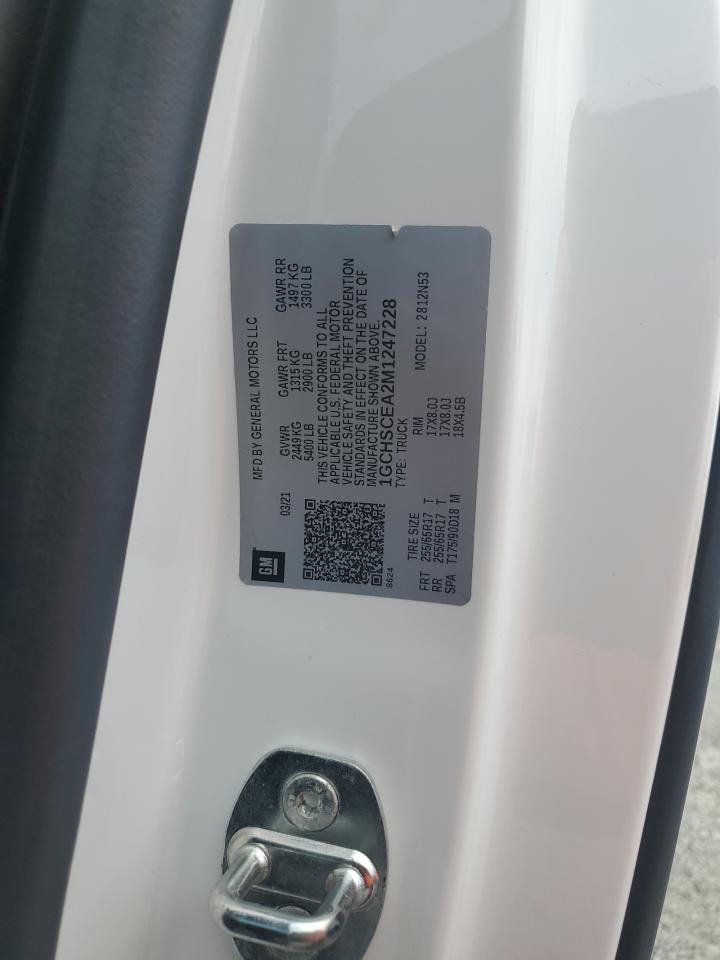 2021 Chevrolet Colorado Lt VIN: 1GCHSCEA2M1247228 Lot: 65516115