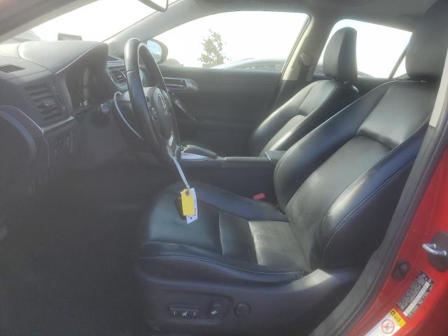 Hatchbacks LEXUS CT 200 2015 Czerwony