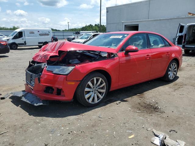 Sedans AUDI A4 2017 Czerwony