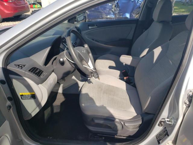 Sedans HYUNDAI ACCENT 2016 Srebrny