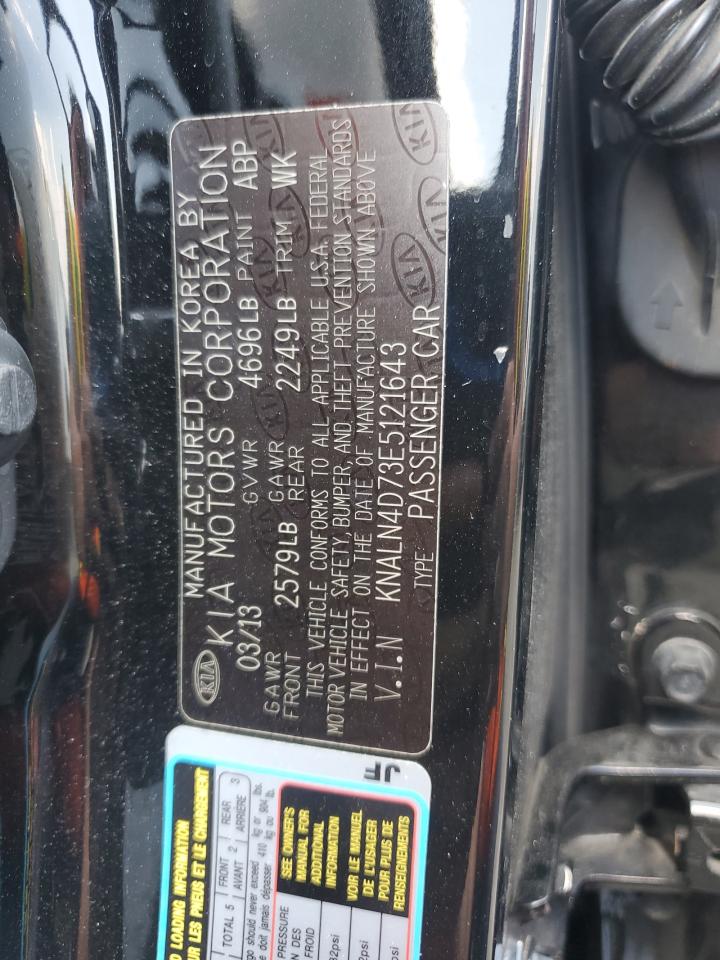 2014 Kia Cadenza Premium VIN: KNALN4D73E5121643 Lot: 63861135