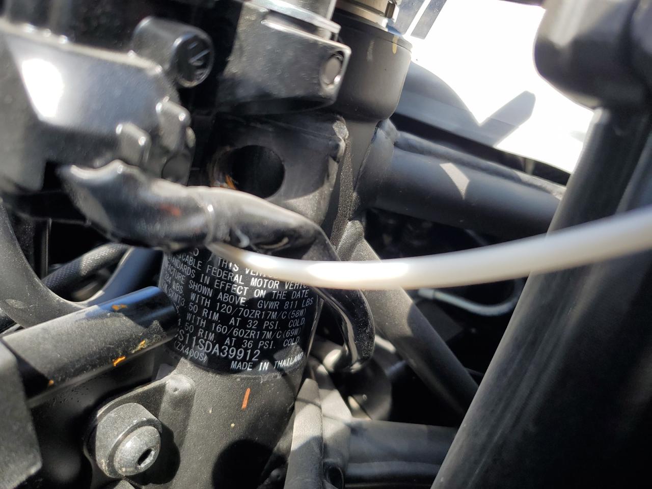 2025 Kawasaki Zx400 S VIN: ML5ZXCS11SDA39912 Lot: 65790165