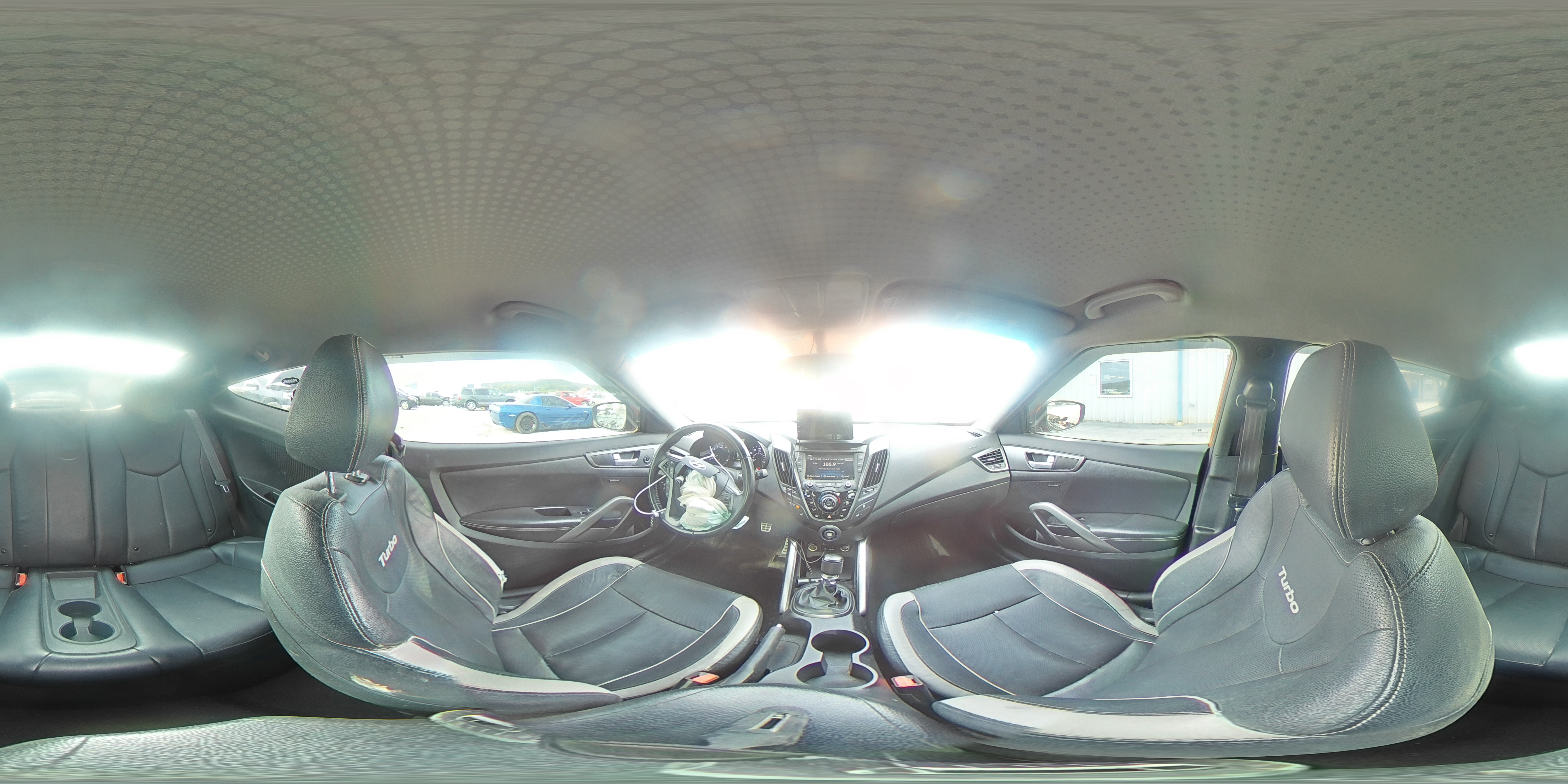 2015 Hyundai Veloster Turbo VIN: KMHTC6AE7FU242086 Lot: 63356125