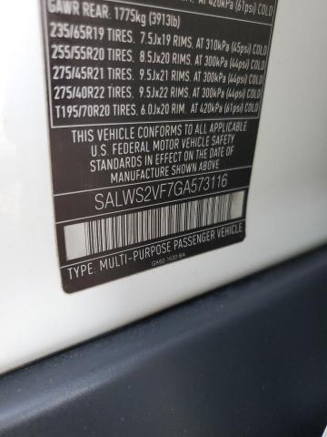 2016 LAND ROVER RANGE ROVER SPORT HST  