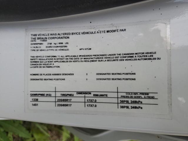 2022 CHRYSLER GRAND CARAVAN SXT  