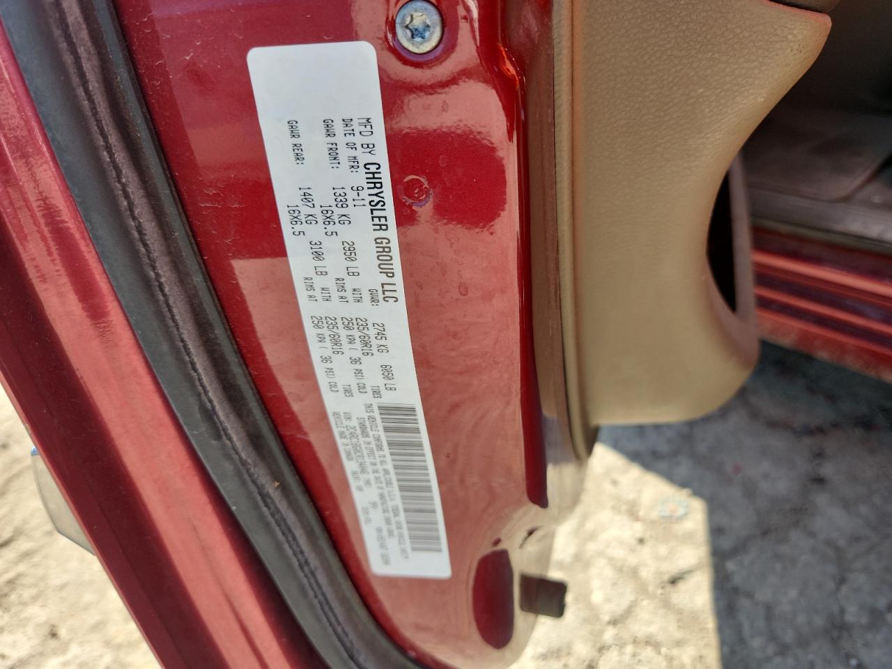 2012 Chrysler Town & Country Touring VIN: 2C4RC1BG0CR134046 Lot: 64480655