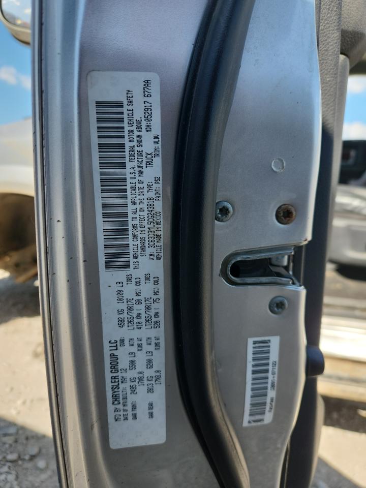2012 Dodge Ram 3500 Laramie VIN: 3C63D3ML5CG243818 Lot: 63822415