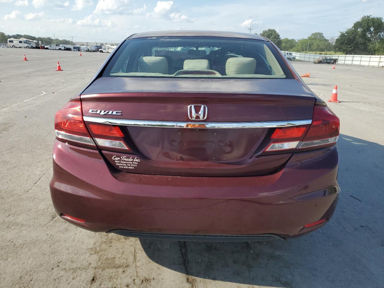 2013 Honda Civic Lx VIN: 19XFB2F5XDE022233 Lot: 65094045
