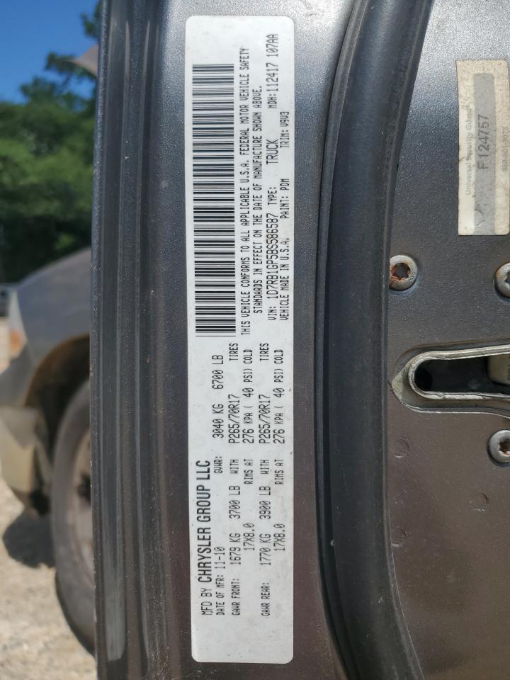2011 Dodge Ram 1500 VIN: 1D7RB1GP5BS586587 Lot: 63270575