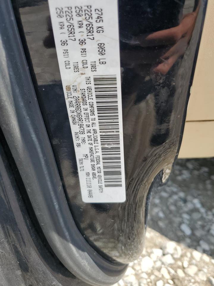 2010 Chrysler Town & Country Limited VIN: 2A4RR6DX6AR184739 Lot: 64716295