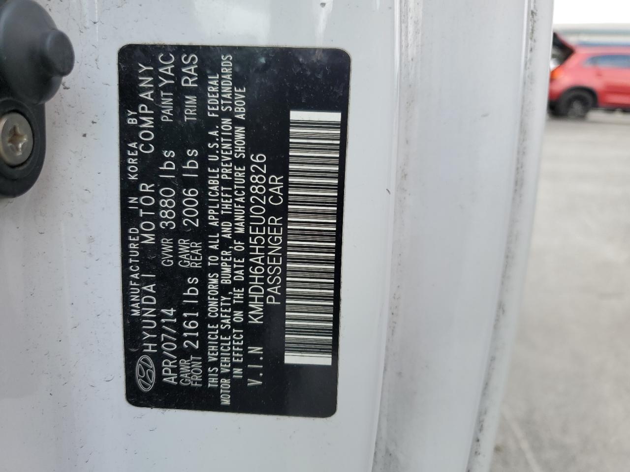 2014 Hyundai Elantra Coupe Gs VIN: KMHDH6AH5EU028826 Lot: 64932645