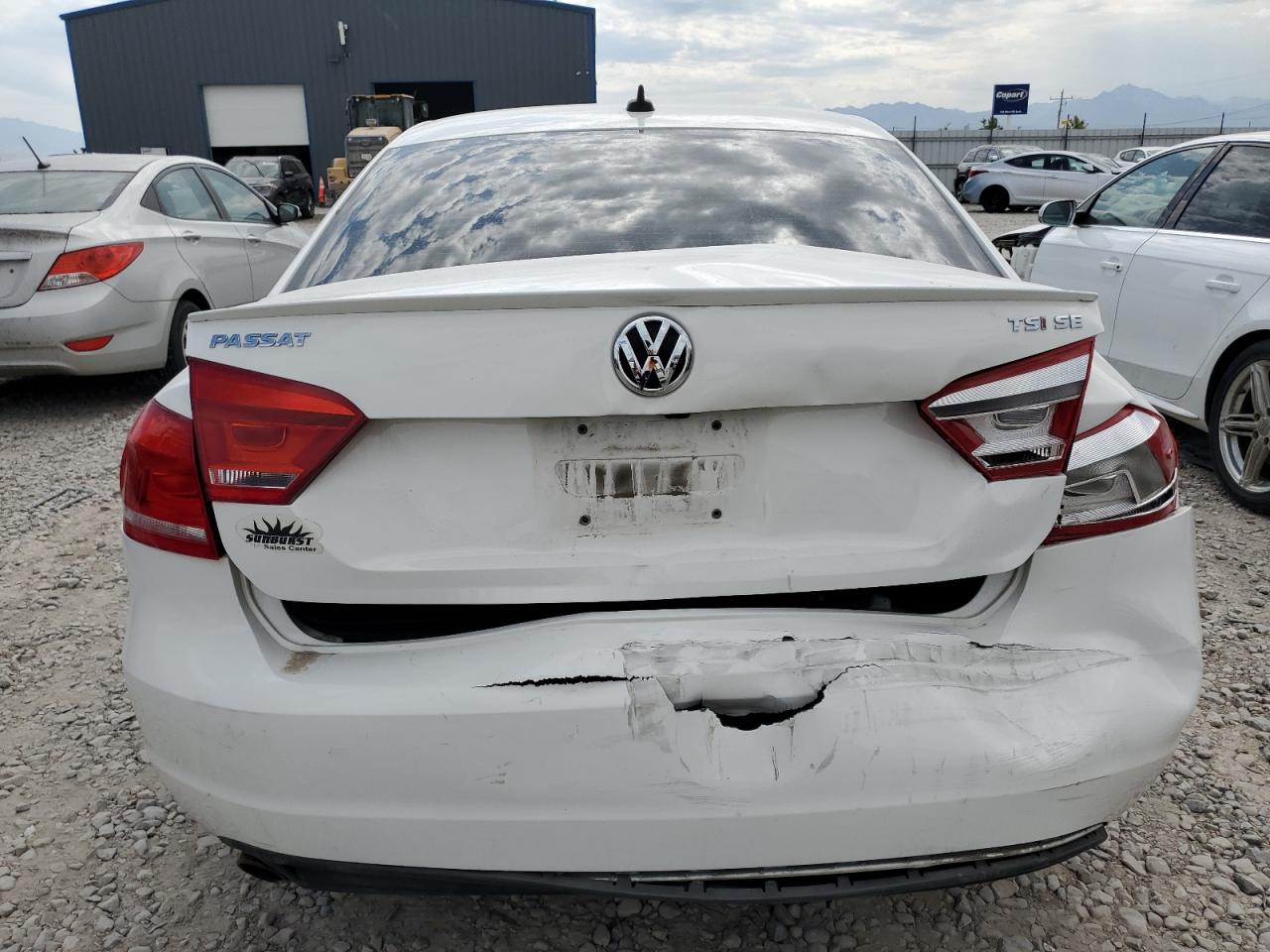 2014 Volkswagen Passat Se VIN: 1VWBT7A33EC096971 Lot: 62943875