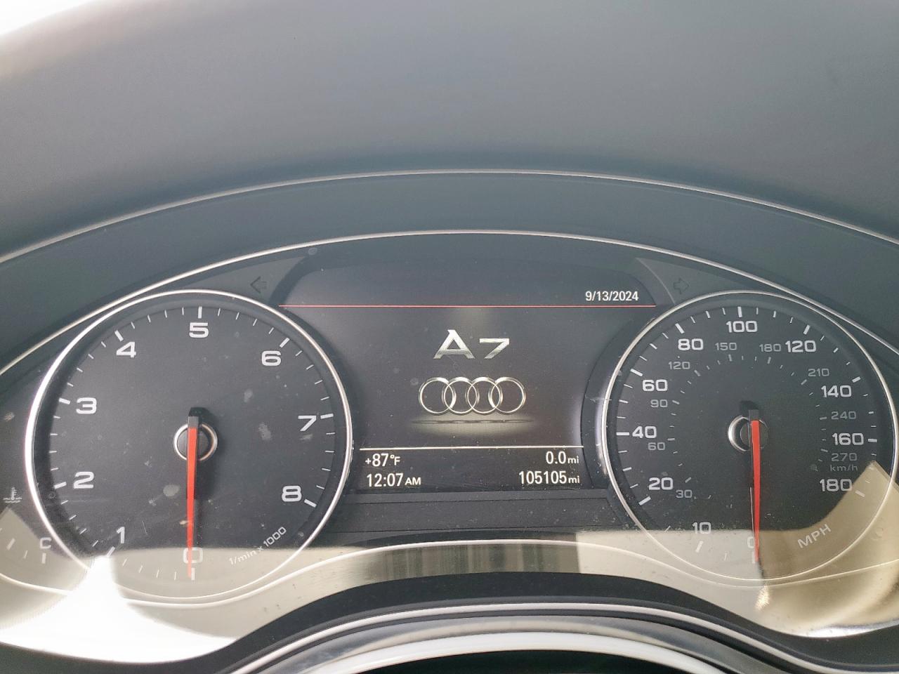 2013 Audi A7 Prestige VIN: WAU2GAFC5DN058462 Lot: 62684715