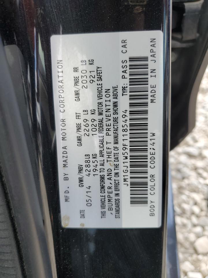 2015 Mazda 6 Grand Touring VIN: JM1GJ1W59F1185494 Lot: 64058215