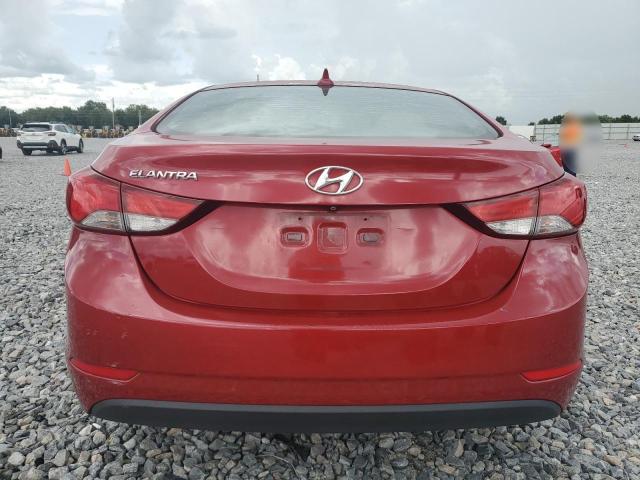  HYUNDAI ELANTRA 2015 Czerwony