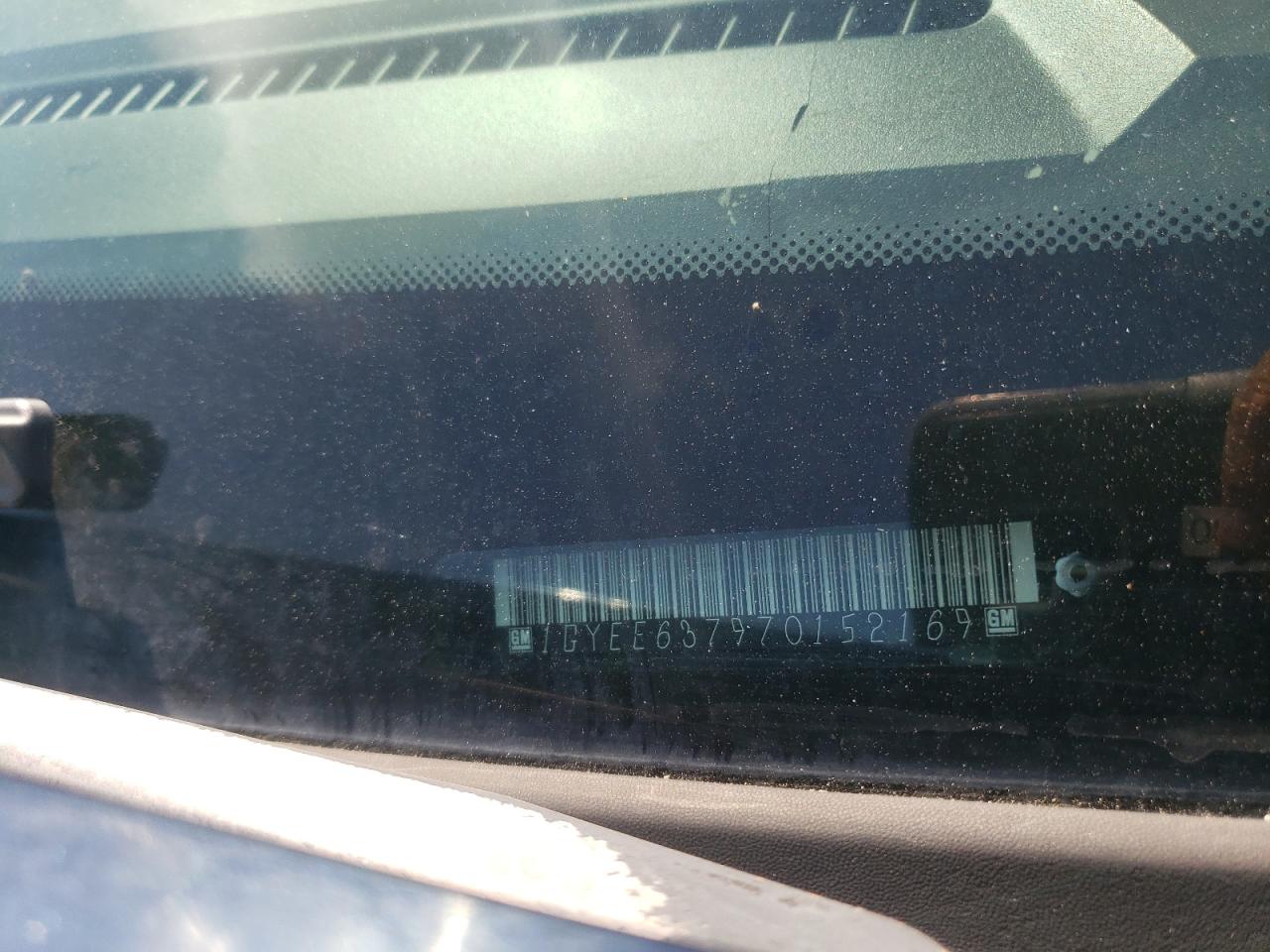 2007 Cadillac Srx VIN: 1GYEE637970152169 Lot: 64062585