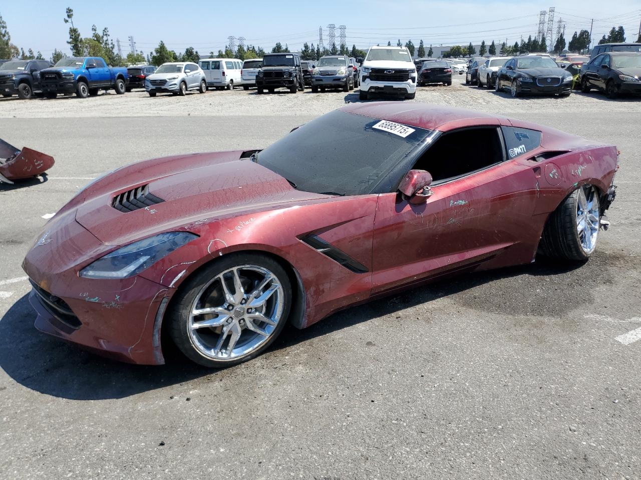 1g1yd2d76j5102295 1G1YD2D76J5102295 2018 Chevrolet Corvette Stingray 2Lt