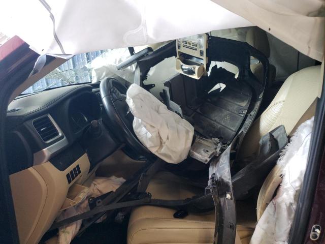  TOYOTA HIGHLANDER 2019 Burgundy