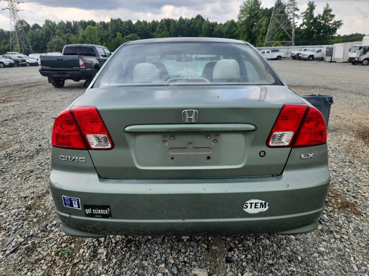 2004 Honda Civic Lx VIN: 1HGES15504L009524 Lot: 64811895