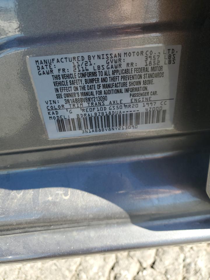 2022 Nissan Sentra S VIN: 3N1AB8BV8NY213090 Lot: 64058815