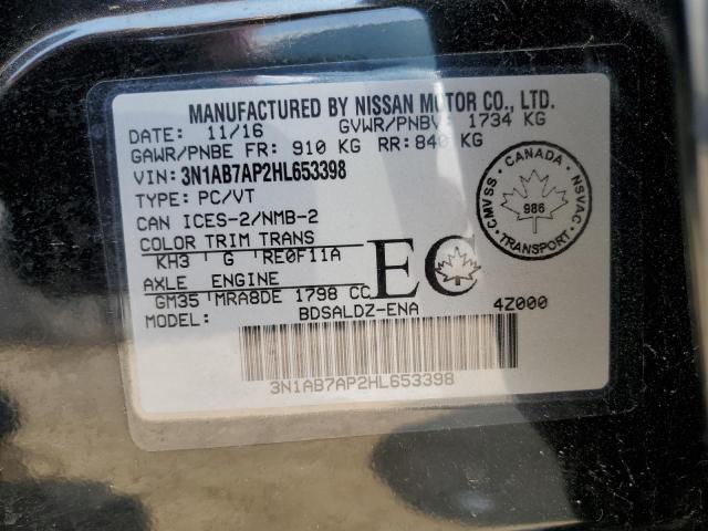 2017 NISSAN SENTRA S  