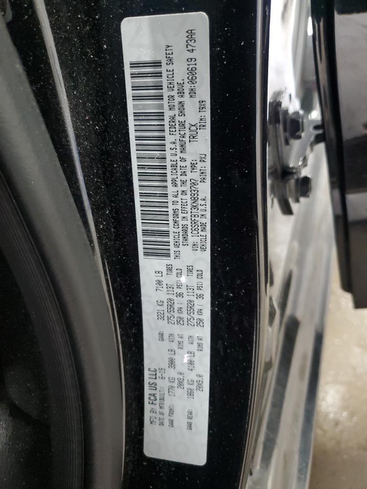 1c6srfbt3kn893707 1C6SRFBT3KN893707 2019 Ram 1500 Big Horn/Lone Star