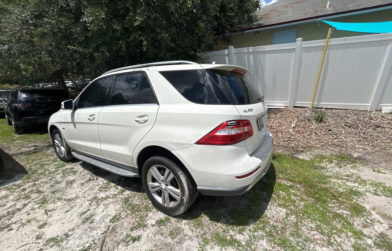 2012 Mercedes-Benz Ml 350 4Matic VIN: 4JGDA5HB1CA040762 Lot: 65743595
