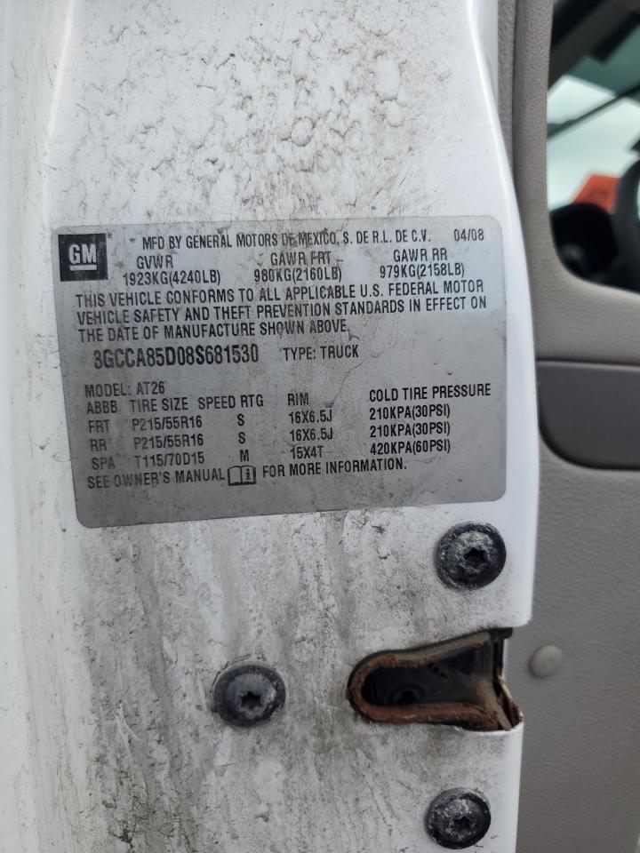 2008 Chevrolet Hhr Panel Ls VIN: 3GCCA85D08S681530 Lot: 64400445