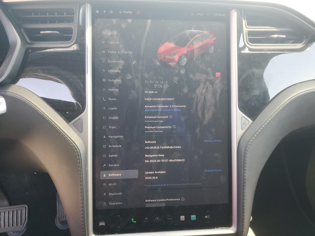 2018 Tesla Model X VIN: 5YJXCBE28JF110647 Lot: 64316025