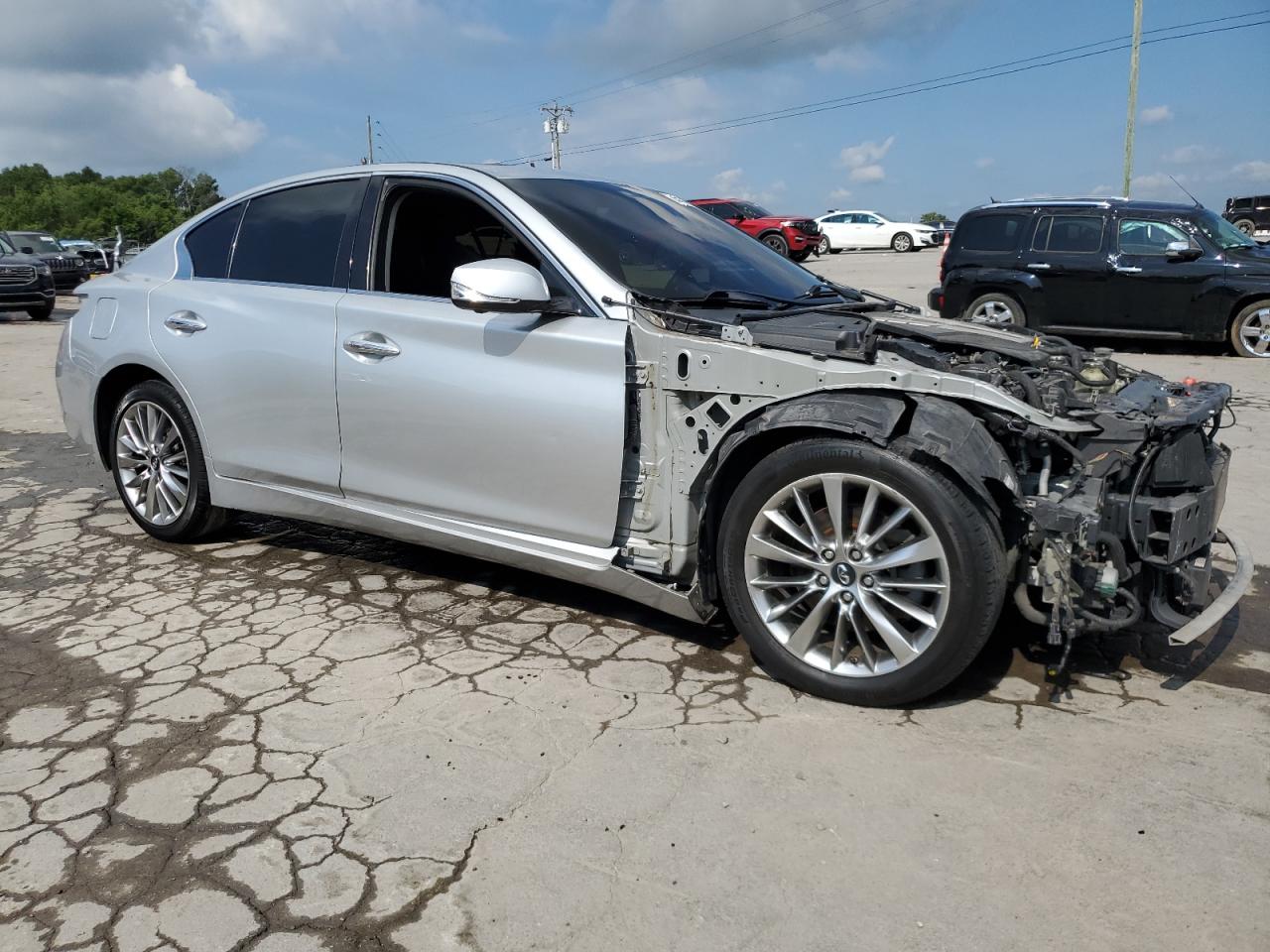 2018 Infiniti Q50 Luxe VIN: JN1EV7AP5JM350359 Lot: 64581415