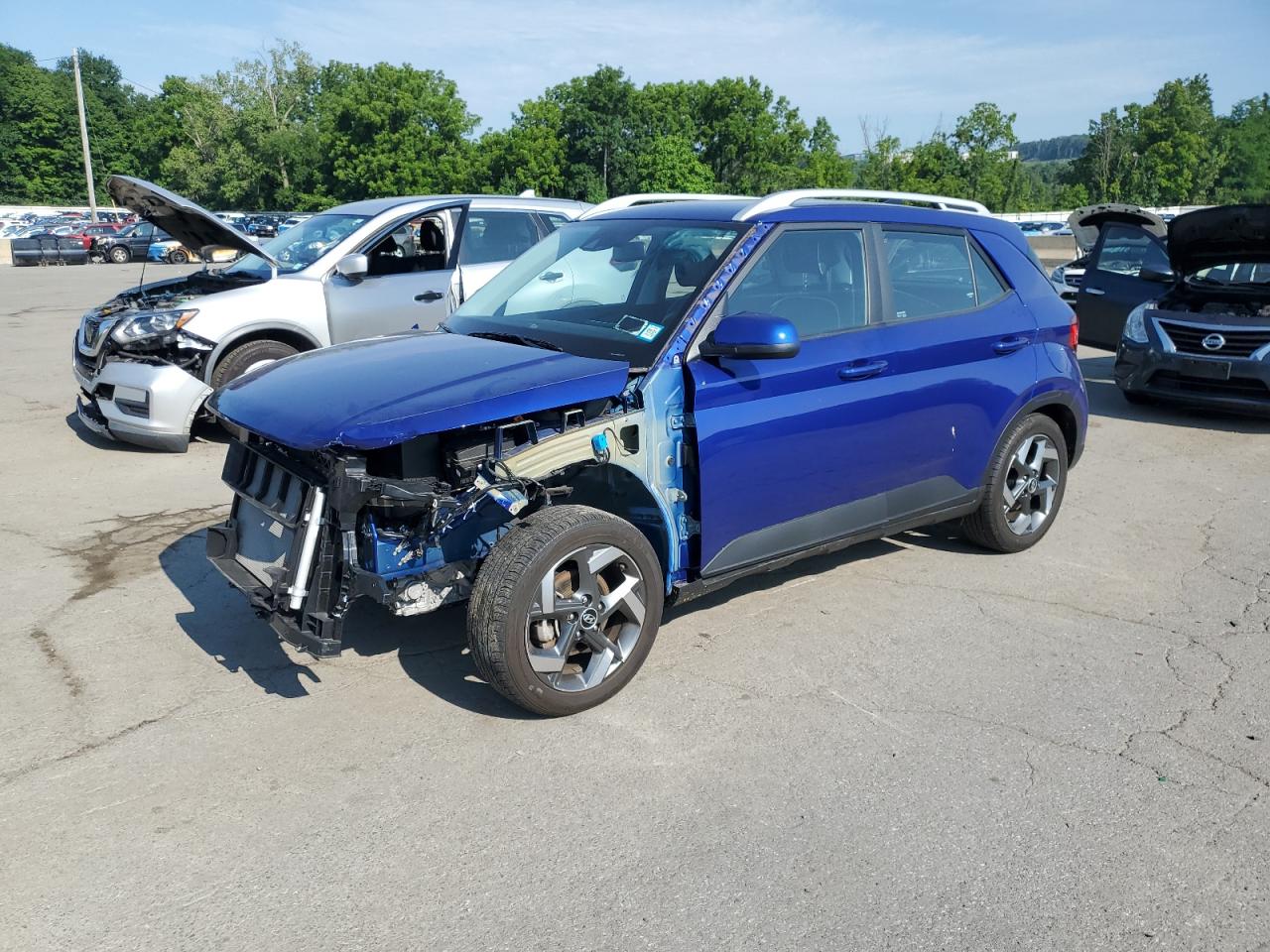 2022 Hyundai Venue Sel VIN: KMHRC8A3XNU204502 Lot: 66314325