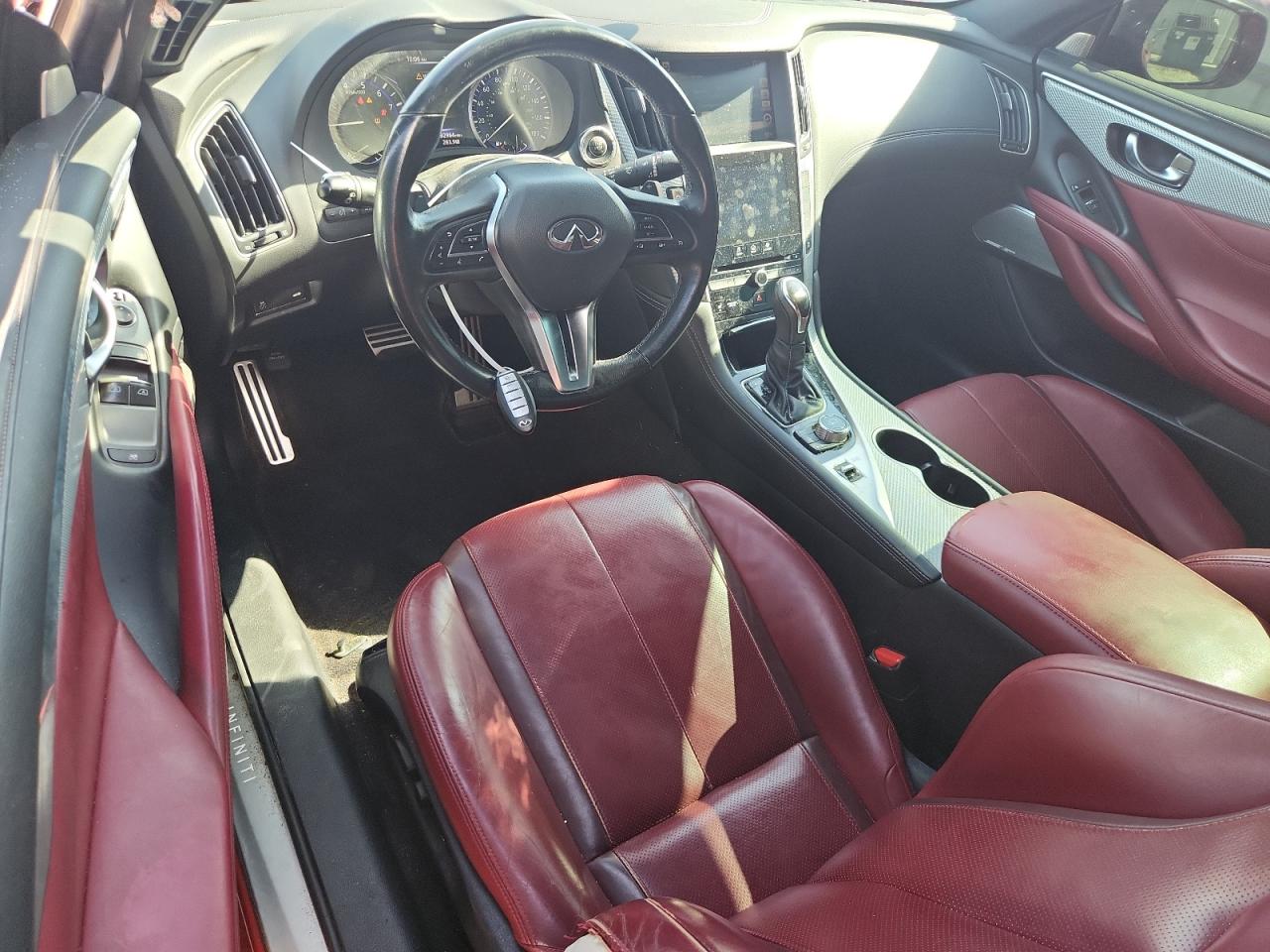 2018 Infiniti Q60 Red Sport 400 VIN: JN1FV7EK7JM530784 Lot: 65099335