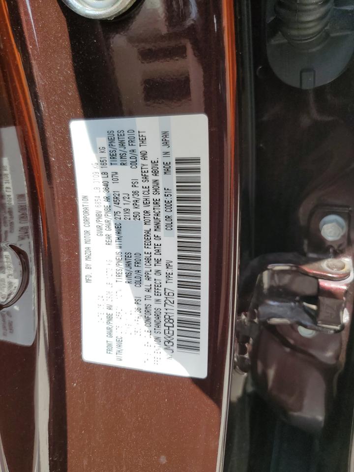 2024 Mazda Cx-90 Premium Plus VIN: JM3KKEHD8R1172167 Lot: 64363415