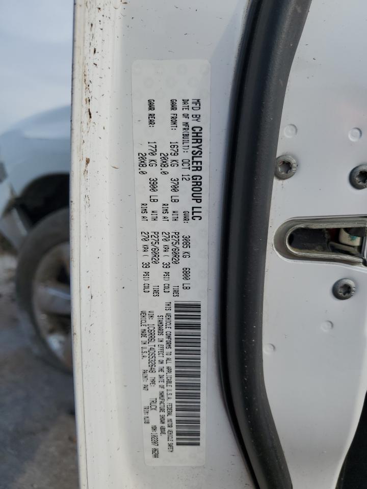 2013 Ram 1500 Slt VIN: 1C6RR6LT4DS532648 Lot: 64979105