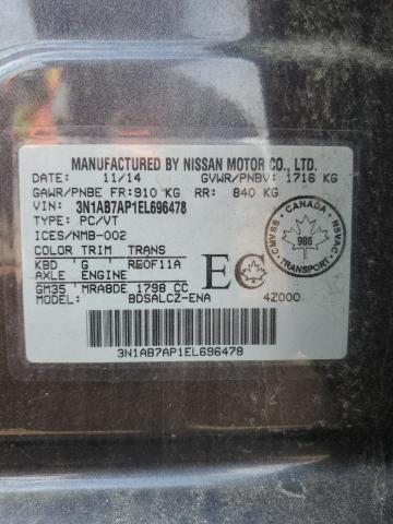 2014 NISSAN SENTRA S  