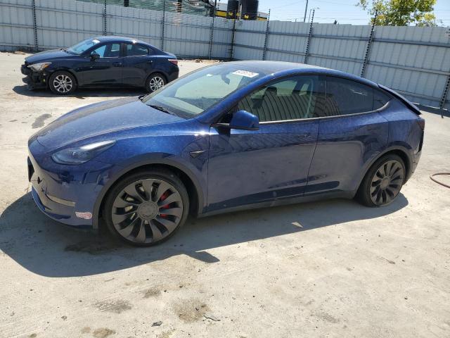  TESLA MODEL Y 2022 Синий
