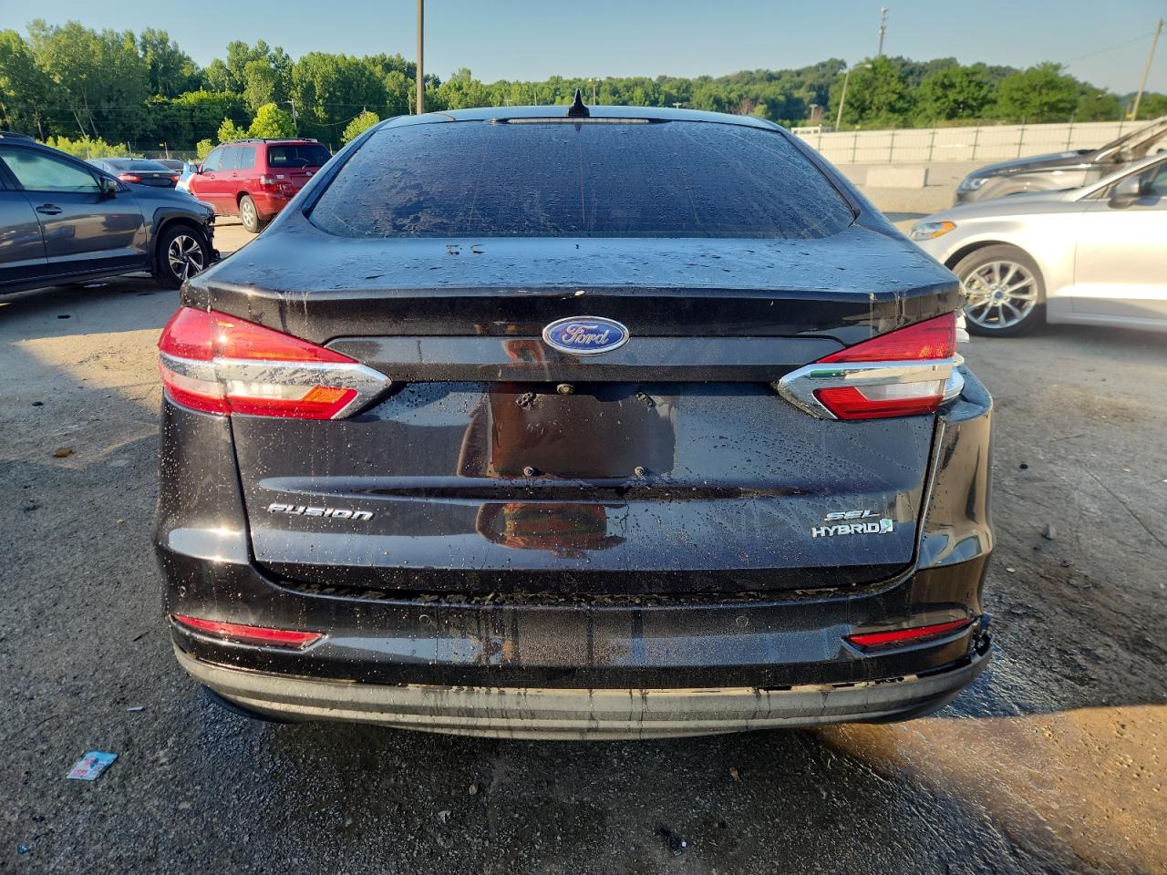 2019 Ford Fusion Sel VIN: 3FA6P0MU7KR256146 Lot: 63094875