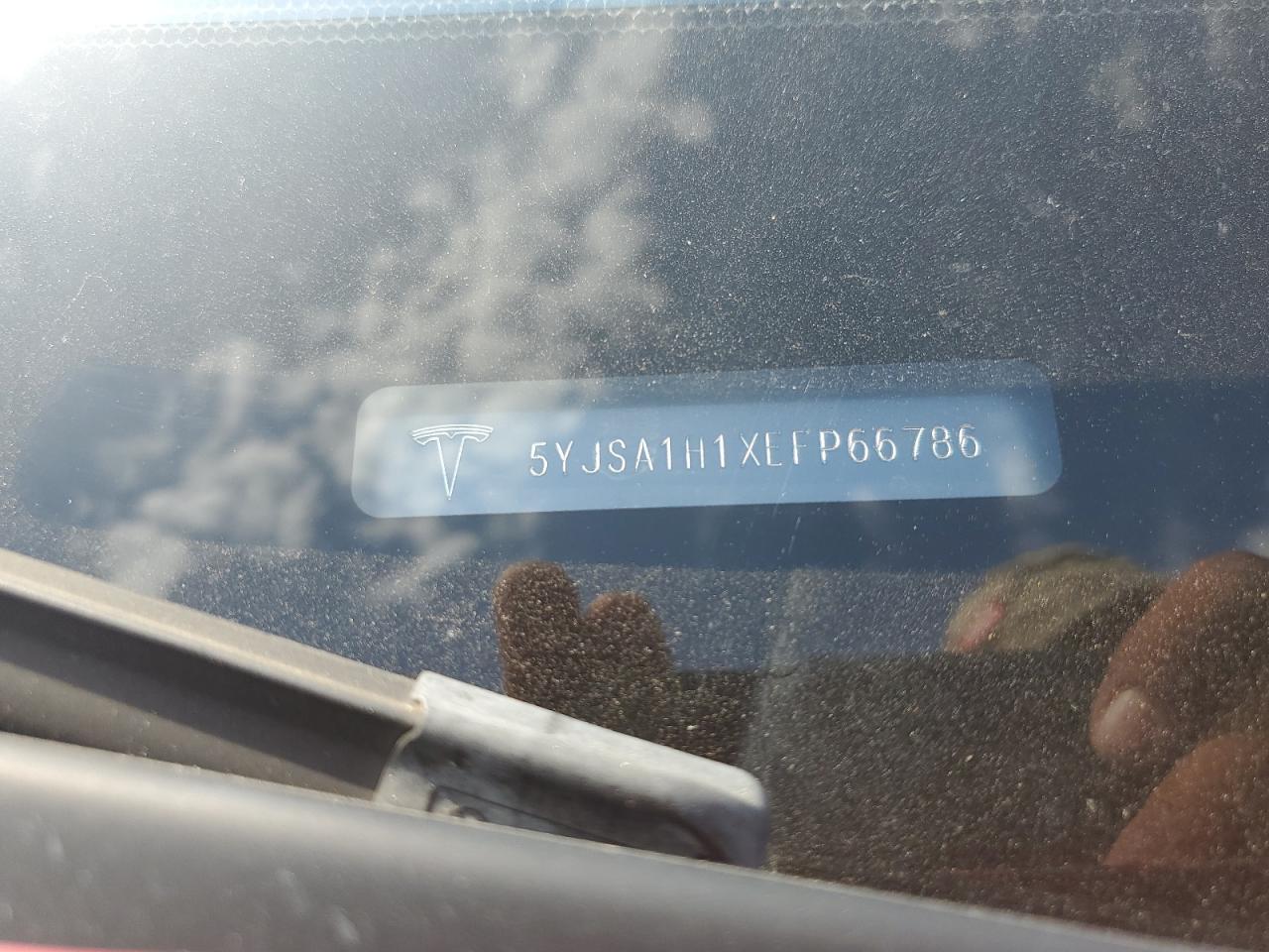 2014 Tesla Model S VIN: 5YJSA1H1XEFP66786 Lot: 66581315