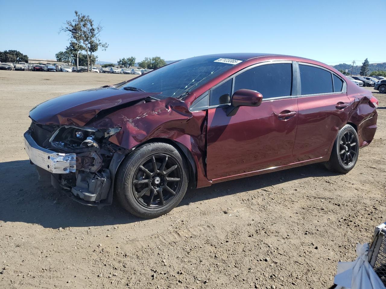 2014 Honda Civic Lx 19XFB2F51EE235895 photo #1