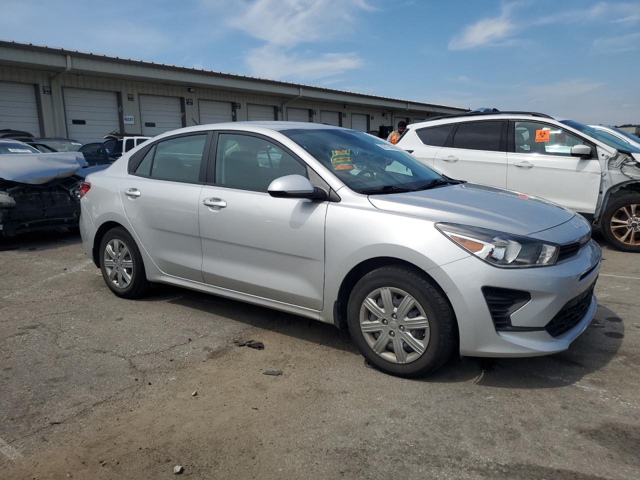 2022 Kia Rio Lx VIN: 3KPA24AD9NE444046 Lot: 63717445