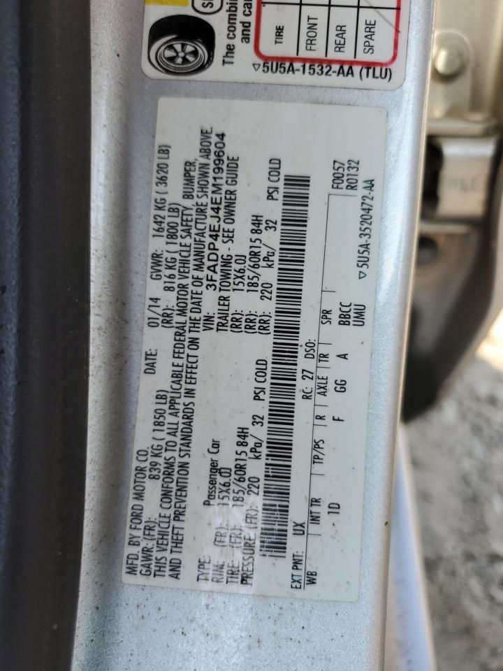 3FADP4EJ4EM199604 2014 Ford Fiesta Se