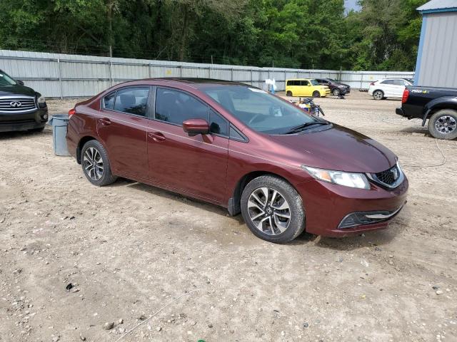  HONDA CIVIC 2015 Burgundy
