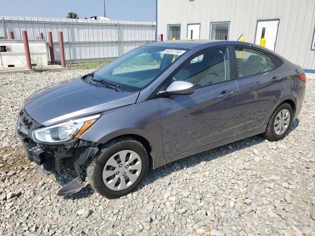 Sedans HYUNDAI ACCENT 2017 Silver