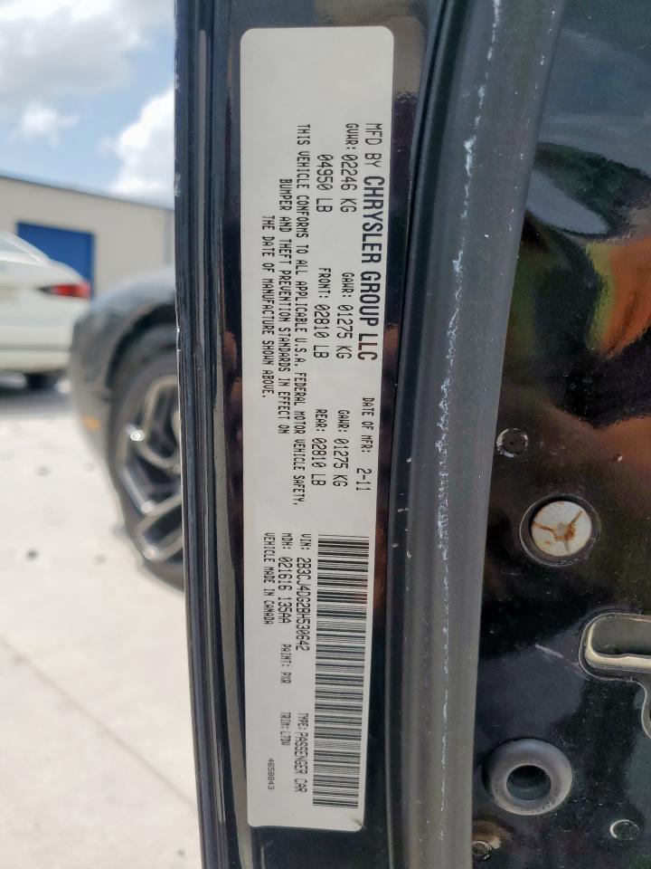 2011 Dodge Challenger VIN: 2B3CJ4DG2BH530642 Lot: 64658495
